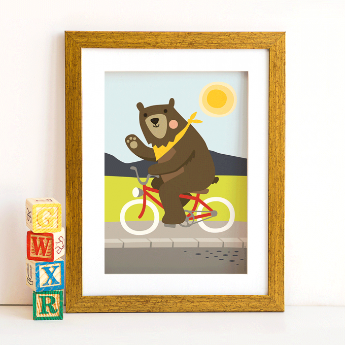 Printable Poster A4 Poster Krokodil im Sommer zum selbst Ausdrucken