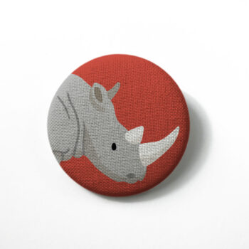 Stoffbutton NASHORN 38mm