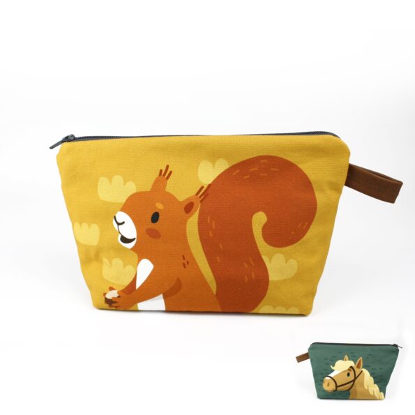 Kulturbeutel EICHHÖRNCHEN & PONY
