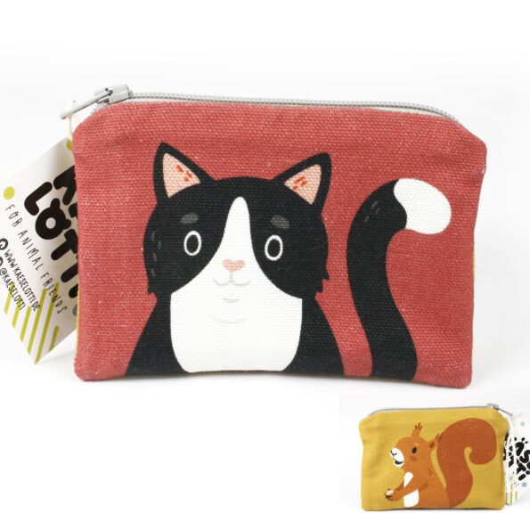 Täschchen KATZE & EICHHÖRNCHEN