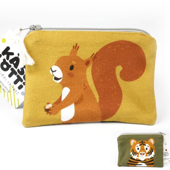 Täschchen EICHHÖRNCHEN & TIGER