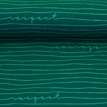 Stoff REMINDER smaragd - Swafing Baumwolljersey