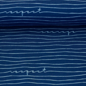 Stoff REMINDER dunkelblau - Swafing Baumwolljersey