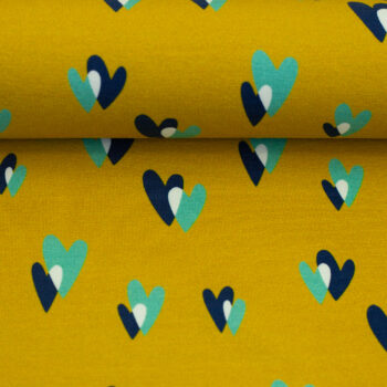 Stoff TWO OF US goldgelb - Swafing Baumwolljersey