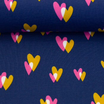 Stoff TWO OF US dunkelblau - Swafing Baumwolljersey