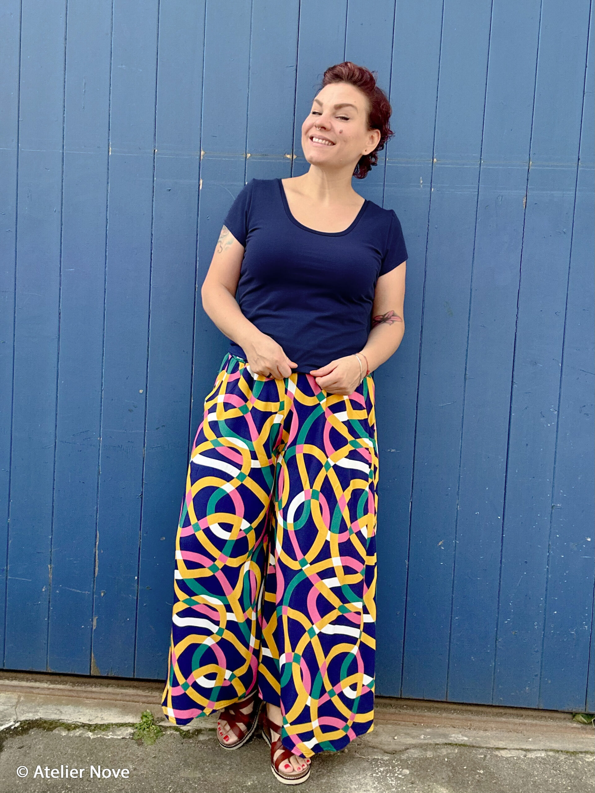 Stoff FEELINGS bunt - Swafing Viskose Webware – Bild 4