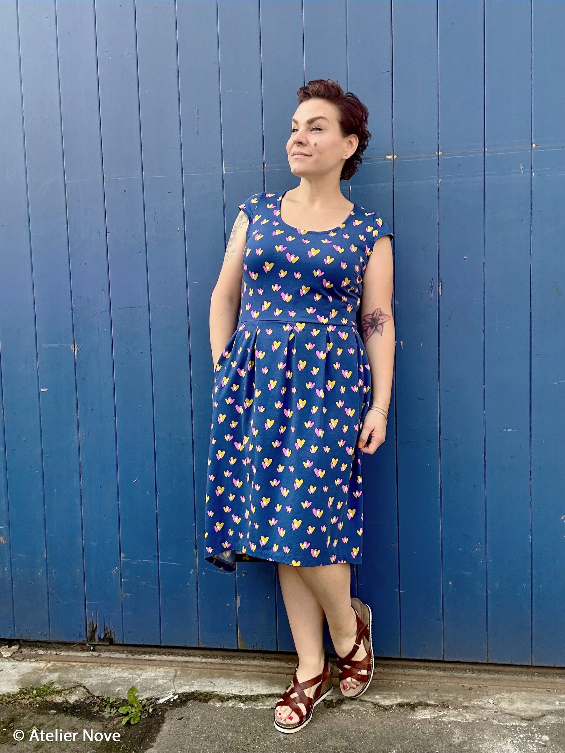 Stoff TWO OF US dunkelblau - Swafing Baumwolljersey – Bild 6