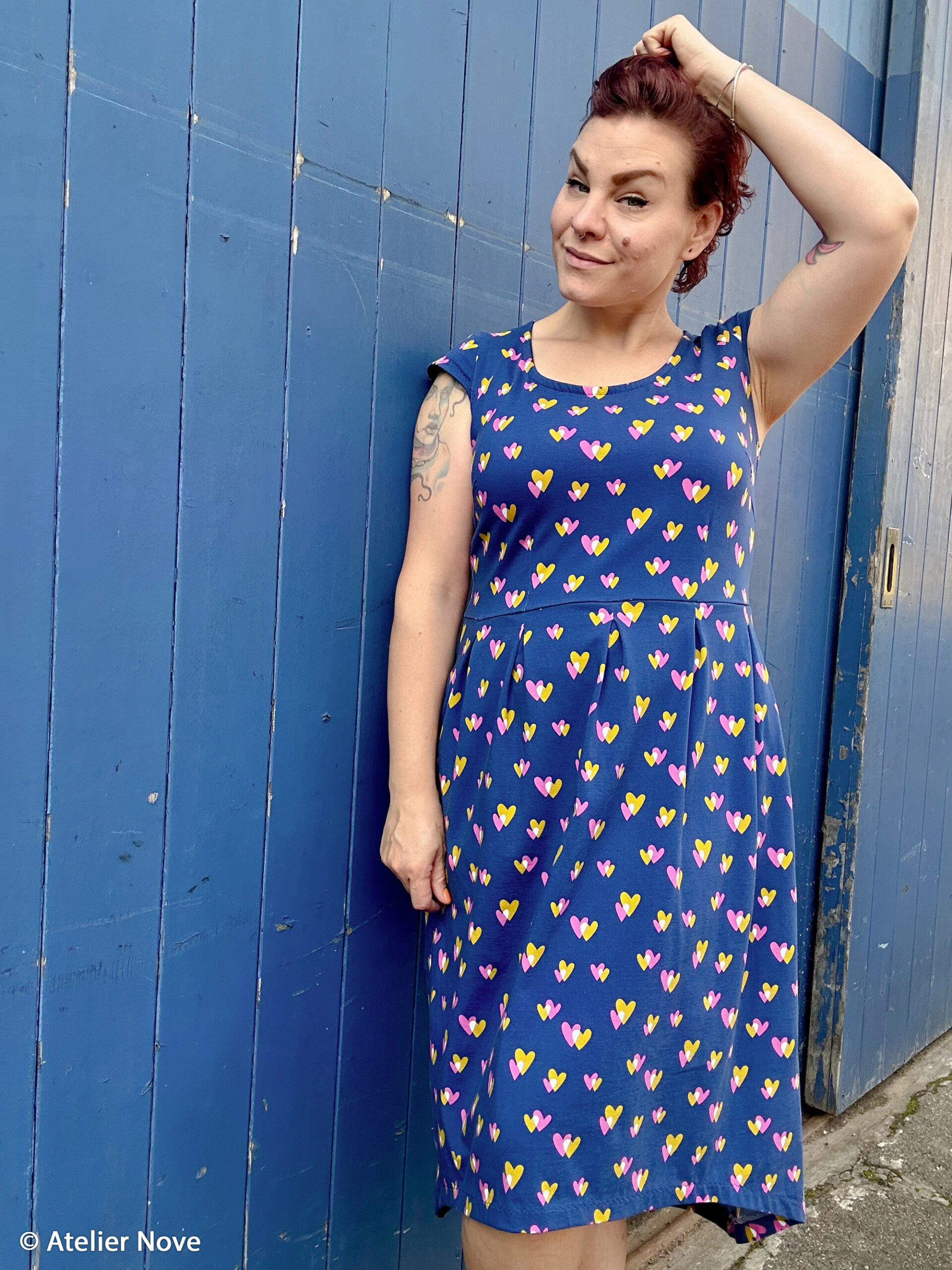 Stoff TWO OF US dunkelblau - Swafing Baumwolljersey – Bild 5